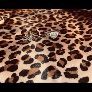 Ring Combo Pack: #1 TruMiracle® 1/4 CT. T.W. SS Heart | #2 1/10 CT. T.W. SS Cock